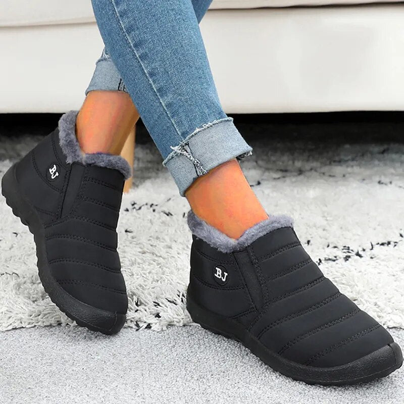 Women Boots Snow Fur Shoes