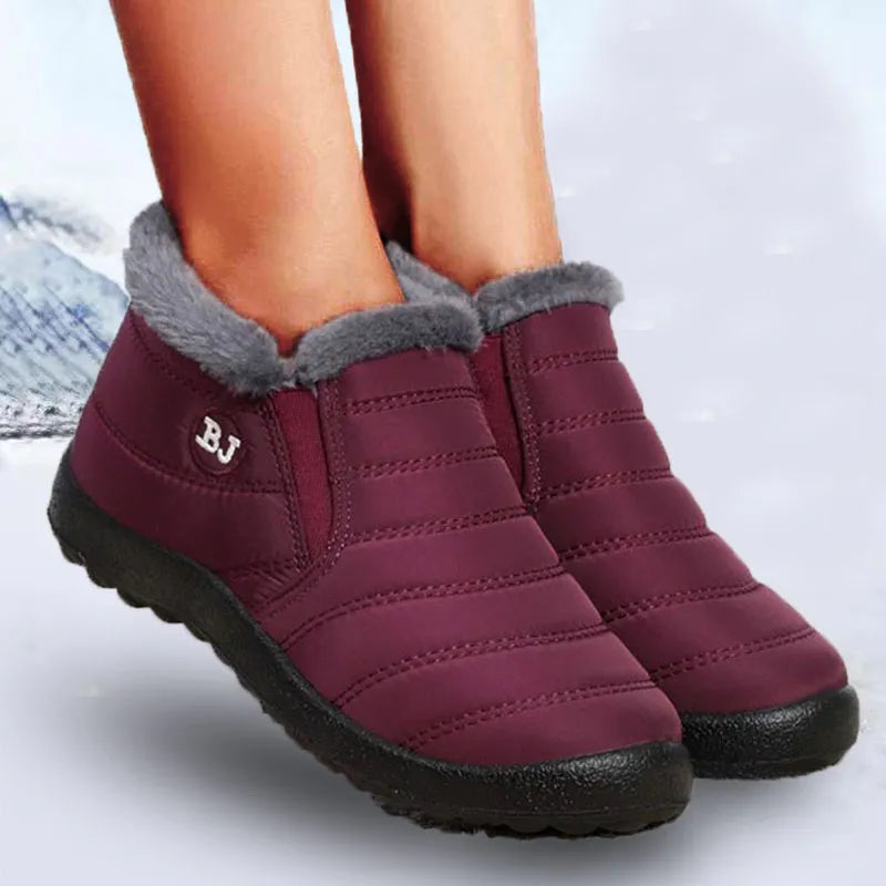 Women Boots Snow Fur Shoes