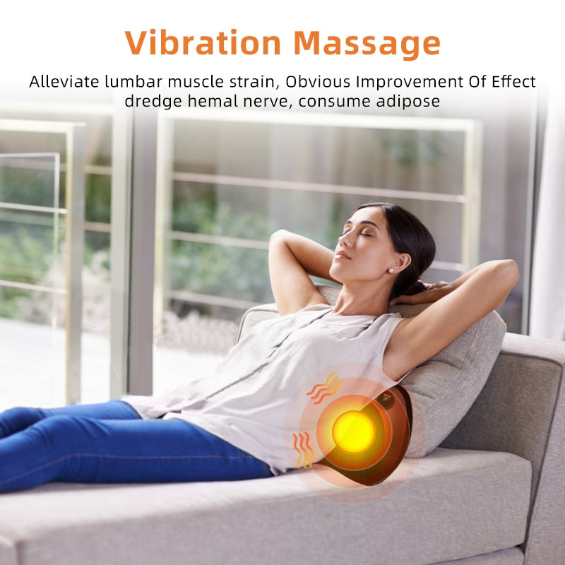 Electric neck massage pillow