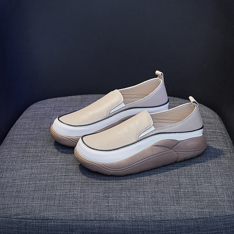 Women Fashion Platform Loafers