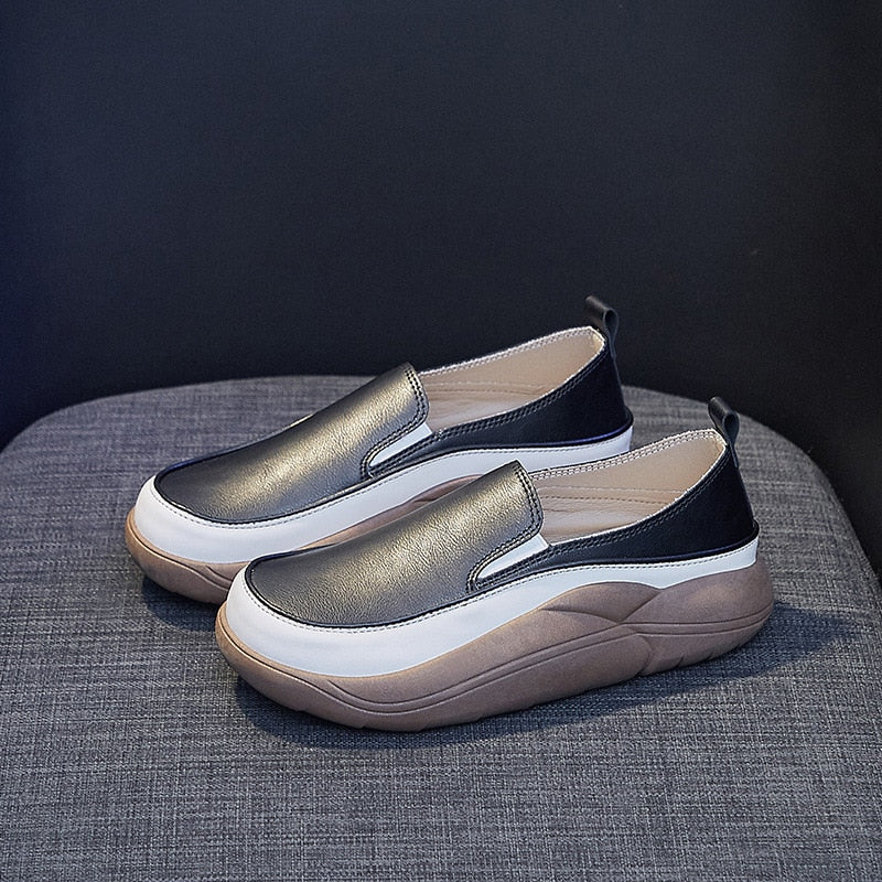 Women Fashion Platform Loafers