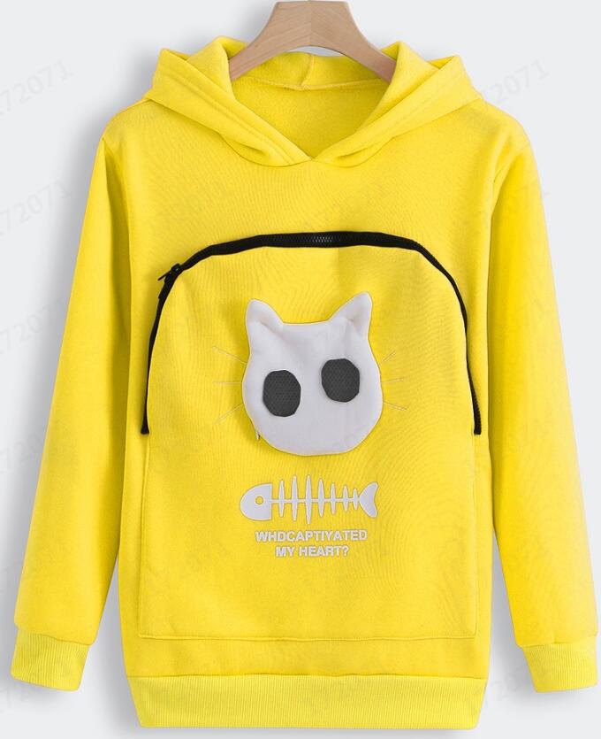 Cat Lovers Hoodies Cuddle Pouch