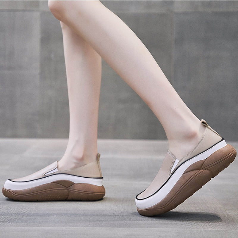 Women Fashion Platform Loafers