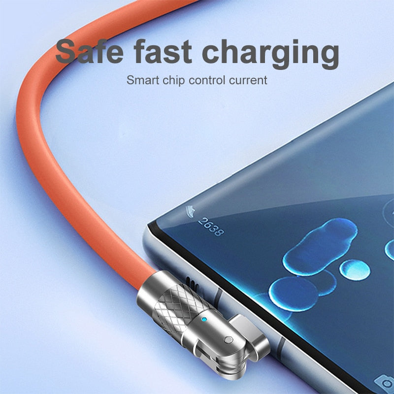 180° Rotating Fast Charge Cable