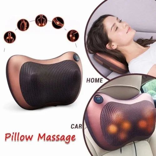 Electric neck massage pillow